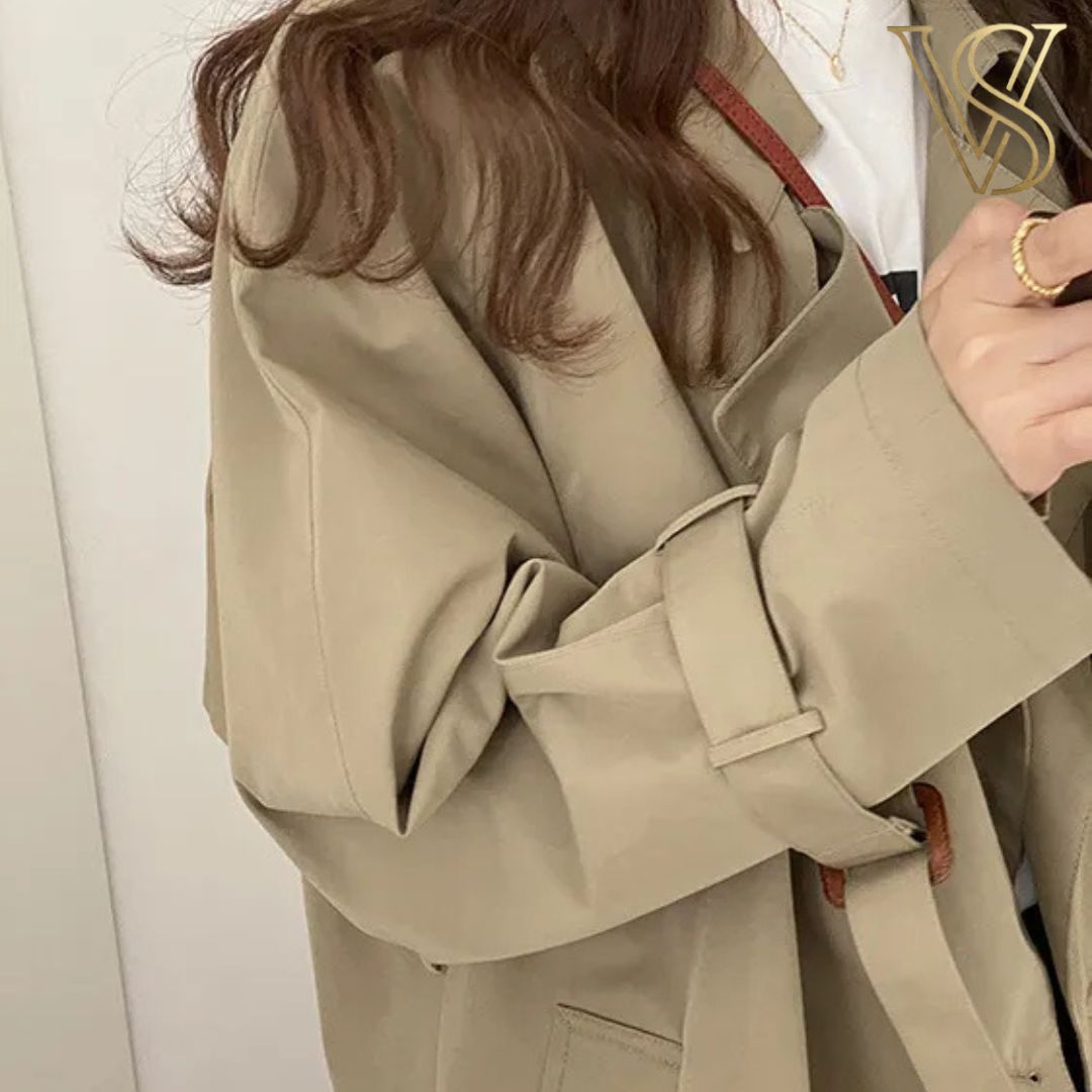 Cropped Trench Coat