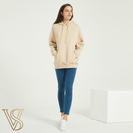 Oversized Textured Hoodie