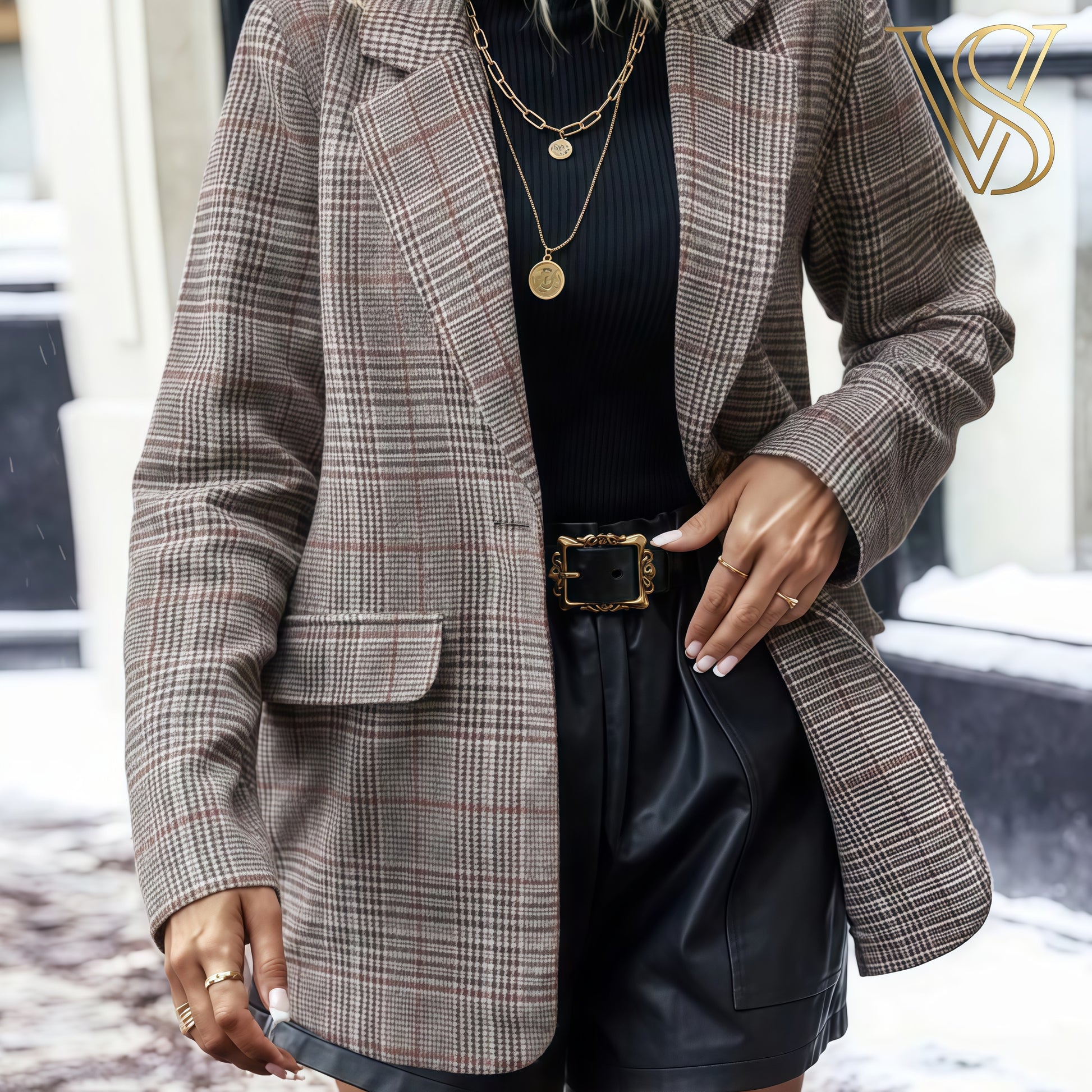 Vintage Heritage Plaid Blazer