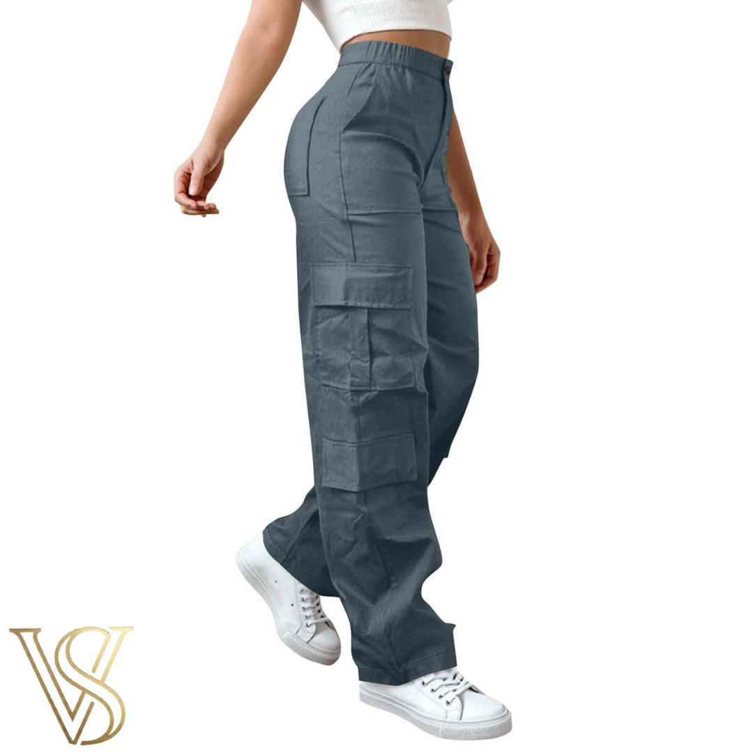 Zip-Detail Utility Cargos